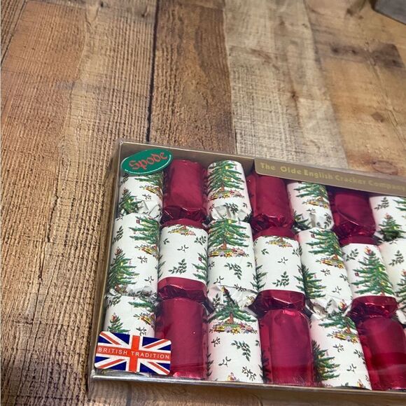 Olde English Cracker Company * 10 CRACKERS POPPERS * Spode Christmas Tree, NEW - Picture 6 of 8